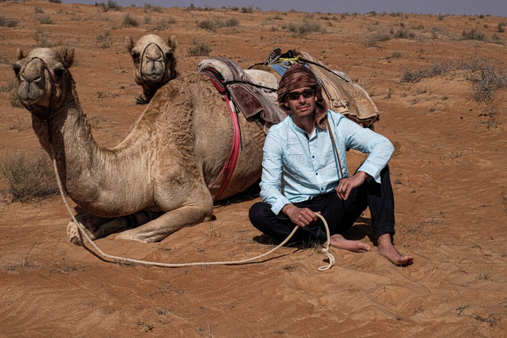 private camel trek cross wahiba sands